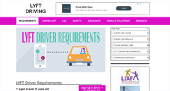 Desktop Screenshot of lyftdriving.com