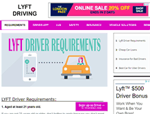 Tablet Screenshot of lyftdriving.com